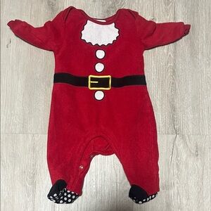 George Red Santa Baby Onesie